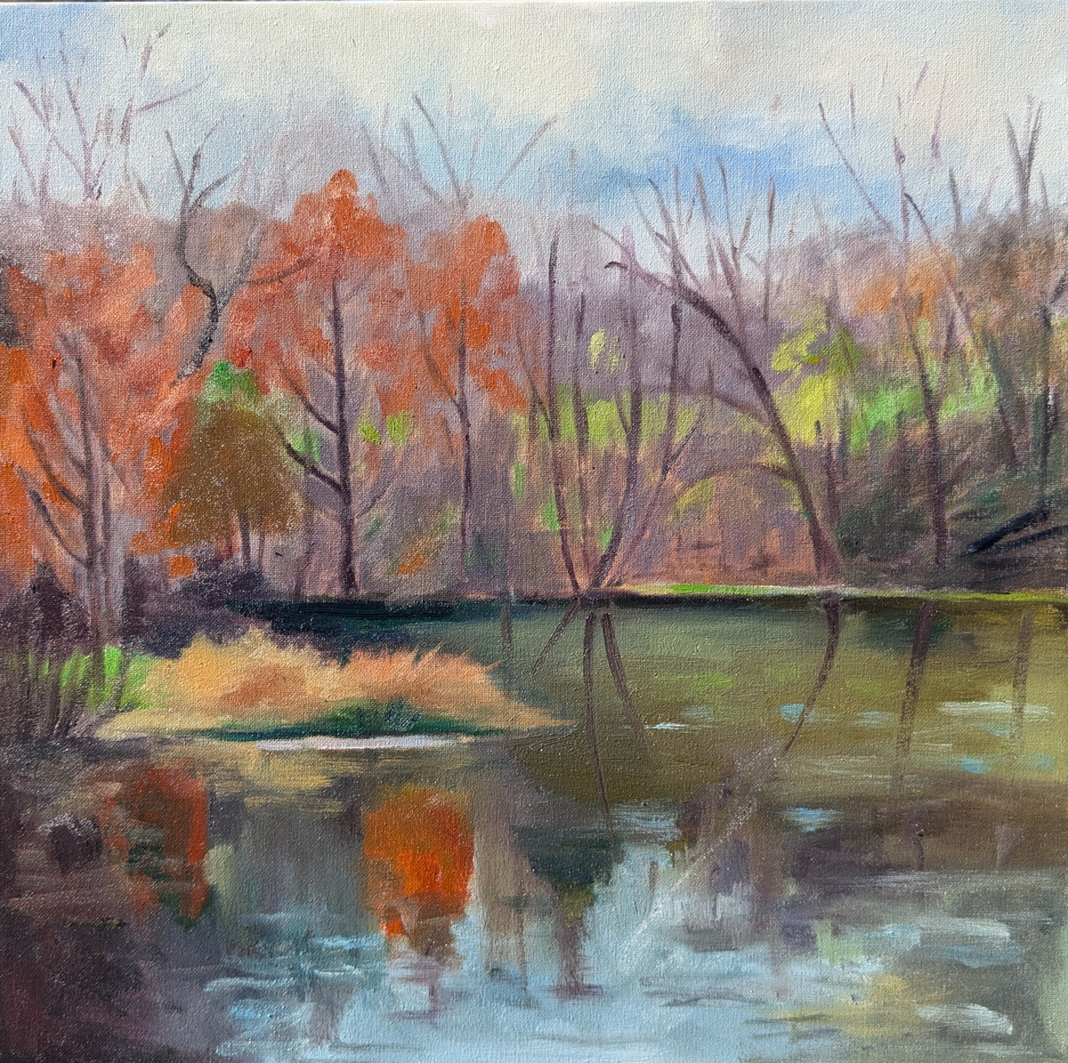 A one month long plein-air painting class